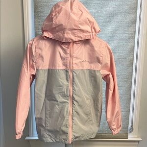 Charming Pink and Gray Kids Raincoat from Eddie Bauer